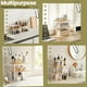 thumbnail image 5 of SONGMICS Organizadores de Cocina, Juego de 4 Estantes de Cocina, Apilables, Expandibles, Metal y Madera de Ingeniería, Blanco y Natural, 5 of 8