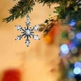 thumbnail image 1 of Christmas Snowflakes Clear Christmas Tree Decoration Pendant Christmas Tree Ornaments Christmas Decorations, 1 of 6
