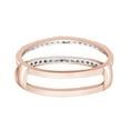 thumbnail image 6 of 1/4 CT Round Cut Natural White Diamond Enhancer Engagement Wrap Ring For women In 10K Solid Rose Gold (Color: I-J, Clarity: I2-I3, 0.25 Cttw) -8, 6 of 8