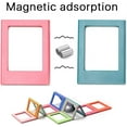 Bexikou Mini Picture Frames (10 pack), 2x3 Photo Holder for Fridge, DIY, Random Colors