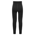 thumbnail image 2 of HULIJA Yoga Active Leggings for Girls Running Gym Pants Dance Ballet Tight Bottoms Dancewear Black 150, 2 of 5