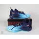 thumbnail image 2 of Adi - das Dame 7 EXTPLY Dark Blue Aqua Red Basketball Shoes Men's Size 9.5 (H68606), 2 of 6