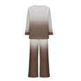 thumbnail image 5 of The Big Save of Today kttectoa Outfits for Women Womens Casual Outfits Lounge Sets Women Clothing Gradient Print Long Sleeve Crew Neck Pullover Tops and Pants Matching Sets for Women, 5 of 6