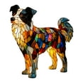 thumbnail image 1 of Bonito diseño de perro con luz nocturna de resina con efecto de cristal de colores., 1 of 6