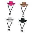 thumbnail image 2 of 4 tapas de paja para sombrero de vaquero, creativas, portátiles, a prueba de salpicaduras, de silicona. Color mezclado, 2 of 9