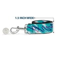 thumbnail image 6 of Buckle-Down Pet Leash, Dog Leash, Jazzy Wave Scribble White Teal Purple, 4 Feet Long 1.0 Inch Wide, 6 of 6