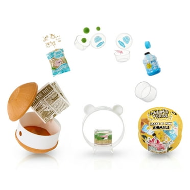 MGA's Miniverse - Make It Mini Animals Mini Collectibles, Blind Pack, Miniatures, DIY, Crafts, Resin Play, Replica, Habitats, Not Edible, Collectors, Gifts, 8 