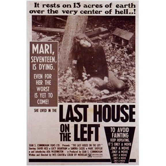 Pop Culture Graphics MOV199023 Last House on the Left Movie Poster, 11 x 17