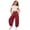 AB104 Brick Red, variant on Toddler Girls Casual Loose Pants Solid Color Elastic Waist Straight Leg Trousers Soft Stylish Little Girls School Holiday Sport Pants White Size 2-3 Years