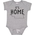 thumbnail image 3 of Inktastic It's Home- State of Nebraska Outline Distressed Text Boys or Girls Baby Bodysuit, 3 of 5