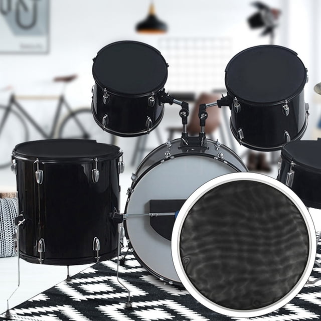 Piel de Tambor, Buen Efecto de Silenciamiento Accesorios de Batería, Estructura de Nylon Malla Alta Elasticidad para Amantes de los Instrumentos Principios