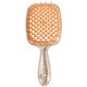 thumbnail image 3 of 1pc Fluffy Styling Comb Honeycomb Hole Comb Massage Comb Wet and Dry Hollow Comb, Defining Styling Comb Black Blue-Gold Flash Handle, 3 of 4