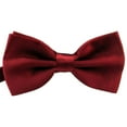 thumbnail image 1 of Men Tie Bow Smooth Solid Color Adjustable Lightweight Korean Style Wedding Tie for Party Banquet Prom, 1 of 11