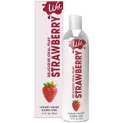 Wet Delicious Premium Personal Lubricant Water Based Strawberry Oral Flavored Edible Lube, 3.1 fl oz (Jelly)
