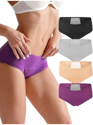 Hidden Essentials Leak Proof Women's Briefs Underwear Womens - 2 Pack  Womens Underwear - Period Underwear Women - Small : : Clothing,  Shoes & Accessories