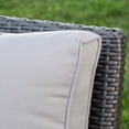 thumbnail image 4 of Athens Wicker Club Chairs with Cushion, Set of 2, Silver Grey, 4 of 5