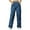 Blue, variant on ZQUUVOU Women's Cargo Jeans High Waist Straight Leg Trendy Stretchy Denim Cargo Pants With Pockets Olive Green