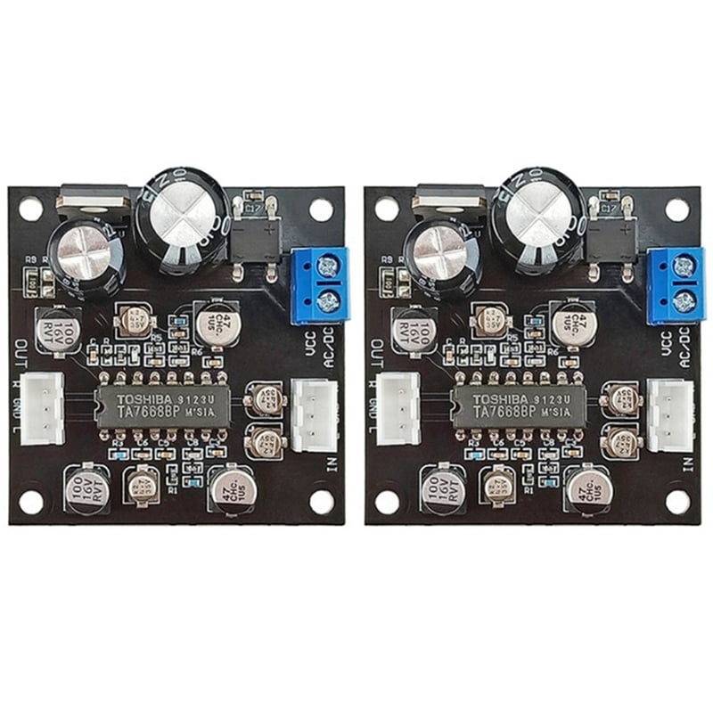 2X TA7668 Tape Drive Preamplifier Amplifier Tape Deck Board