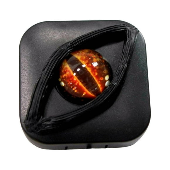 Estuche para lentes de contacto Contenedor para lentes de contacto Elegante, portátil y único Almacenamiento para lentes de contacto Rojo