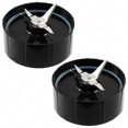 thumbnail image 1 of DEELLEEO 2-Pack Cross Blade With Gasket For Magic Bullet Blender MB-1001 Replacement Part, 1 of 4
