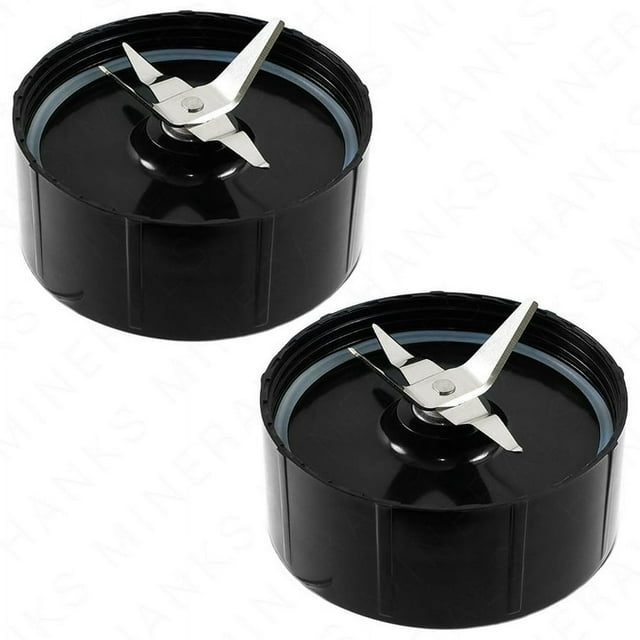 DEELLEEO Lot de 2 Lames Croisées avec Joint pour Magic Bullet Blender MB-1001 Pce de Rechange