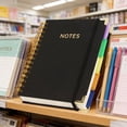 thumbnail image 3 of Hardcover Leather A5 Notebook Journal With Removable Divider Tabs And 5-Subject Layout For Work And Note Taking - Style B, 3 of 4