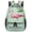 style-1, variant on Tropical Flamingo Jungle Pattern Backpack Men Women Teenage Daypack College Canvas Bags Lightweight