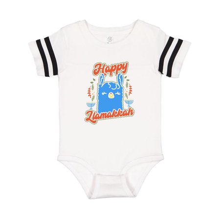 

Inktastic Hanukkah Llama Happy Llamakkah Gift Baby Boy or Baby Girl Bodysuit