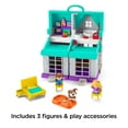 thumbnail image 4 of Fisher-Price Little People Toddler Playhouse, Big Helpers Home Electronic Playset, 7 Play Pieces, 4 of 6