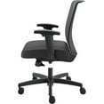 thumbnail image 3 of HON Convergence Task Chair Black Vinyl, Fabric, Foam Seat - Black Back - Black Frame - 5-star Base - 20" Seat Width x 17" Seat Depth - 26.9" Width x 27.5" Depth x 39.9" Height - 1 / Each, 3 of 6