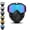 Rainbow, variant on A Full-face Goggle, Detachable Full Face Goggle Mask, Anti-Fog HD Lens & UV Dust Protection Windproof Face Shield, Impact Resistant Goggles for Riding, Mowing, Cutting, Construction & Industrial Work