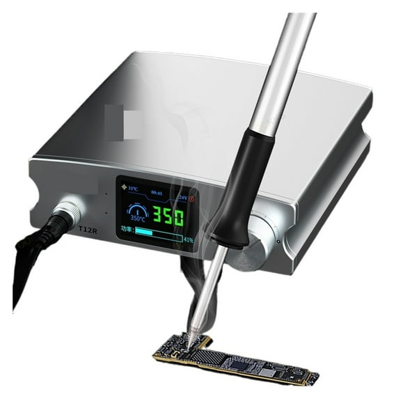 T12R Mini Soldering Station 75W Intelligent Temperature Control For Computer Mobile Phone Motherboard Repair Welding Tool ,High Temperature Resistant