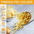 thumbnail image 2 of Dalrosia 50PCS Disposable French Fries Cup Paper French Fries Cup Holder for Frozen Dessert Supplies Baking Cakes Popcorn Ice Cream Snacks Kraft Paper Cups Holder, 2 of 7
