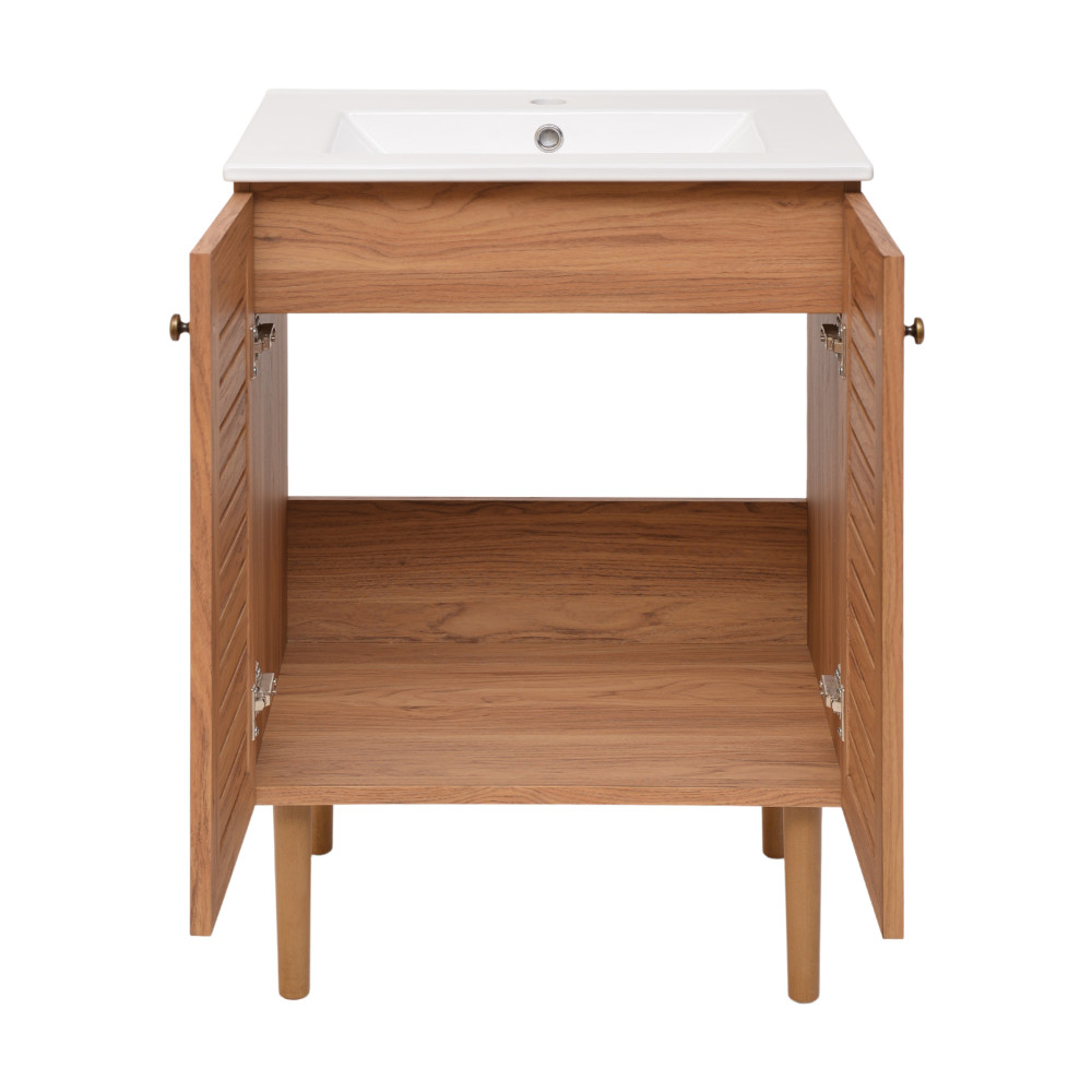 Bron 24" Bathroom Vanity in Oak