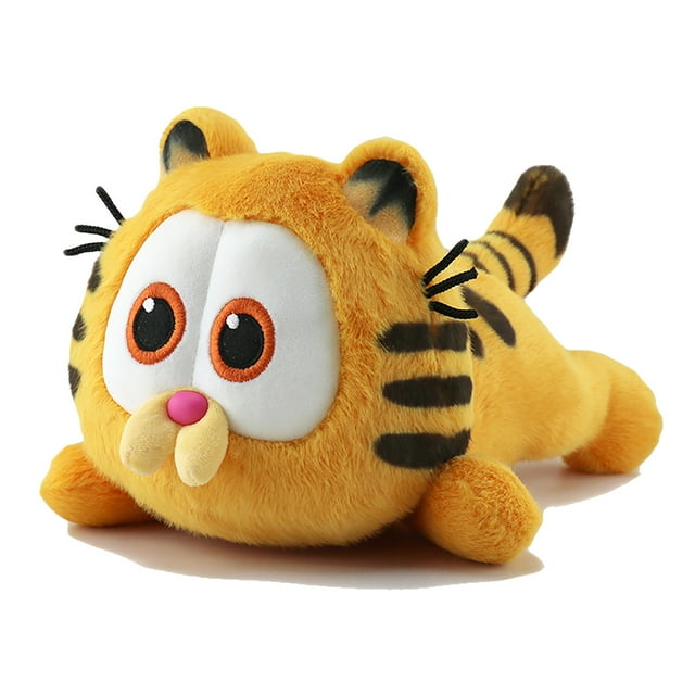 Garfield Plush & Yellow Cat Plush Lindo juguete de peluche, juguetes de peluche, muñeco de peluche adecuado para niños pequeños Lindo regalo de peluche para niños y niñas y cumpleaños de amigos
