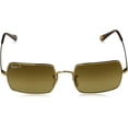 thumbnail image 4 of Ray-Ban RECTANGLE RB1969 Sunglasses 9147M2-54 -, Brown Gradient Polar RB1969-9147M2-54, 4 of 4