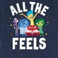 thumbnail image 3 of Inside Out - All The Feels - Toddler And Youth Long Sleeve Graphic T-Shirt, 3 of 5