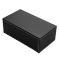 thumbnail image 4 of Pu Leather Cosmetic Tissue Dispenser, 25 * 14 * 9.5cm (Black), 4 of 5