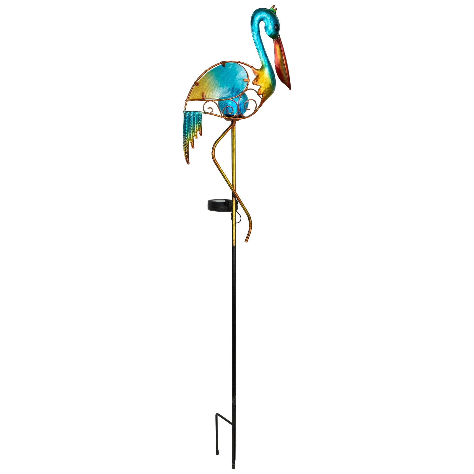 Northlight Solar Lighted Pelican Outdoor Garden Stake - 37.5"