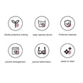 thumbnail image 6 of Bra Washing Bag for Delicates Laundry Bag for Underwear and Socks Gentle Protection Mesh Bag with Secure Zipper for Machine Wash Preventing Snags and Stretching Ideal for Travel and Home Sopatenor, 6 of 8
