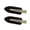 Black, variant on Classical Black/White Round Dot Hair Clip For Women Girls Fashionable Nonslip Hairpin Acrylic Hair Decoration