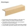 thumbnail image 4 of Adjustable Cardboard Corner Protector Package Frame Protectors 150x30mm Thick 3mm 50 Pack, 4 of 5