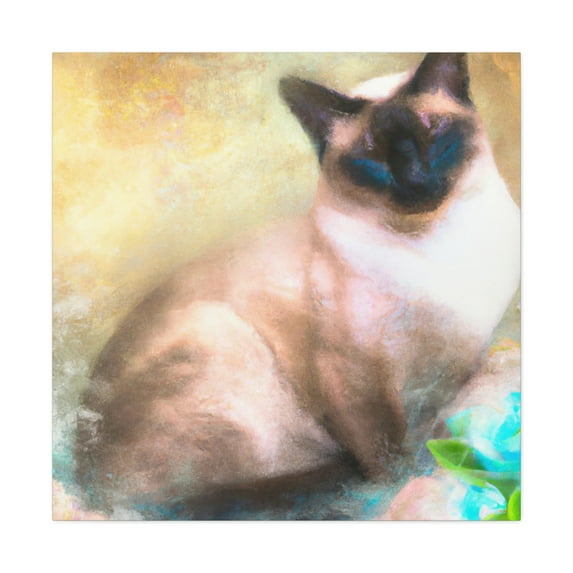 Siamese Royal Pairing. - Canvas