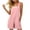 *Pink, variant on VBVC Women's Sleeveless U-Neck Jumpsuit, Casual Loose Breathable Short Playsuit For Women, Ladies' Comfy Summer Tank Romper with Pocket,Army Green,S-2XL