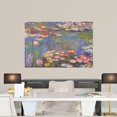 thumbnail image 3 of Claude Monet Art Reproduction Monet Water Lilies 1916 Paintings Giclee Canvas Prints Wall Art for Home Decoration Framed Ready to Hang, 3 of 7