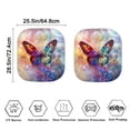 thumbnail image 4 of Jeiento Butterfly Car Windshield Sun Shade for Women Foldable Car Sun Visor for SUV Trunk Van Car Accessories Interior Set Sunvisor Cover 2 Pack Automotive Windshield Sunshades, 4 of 7