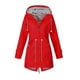 thumbnail image 2 of Sudadera con capucha Mujer Suave para proteger de mujer Impermeable para proteger impermeable para exteriores - rojo S Talla S Rojo, 2 of 4