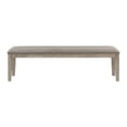 thumbnail image 3 of Lexicon Southlake Banc en Bois et Tissu, Gris Brunâtre, 3 of 6
