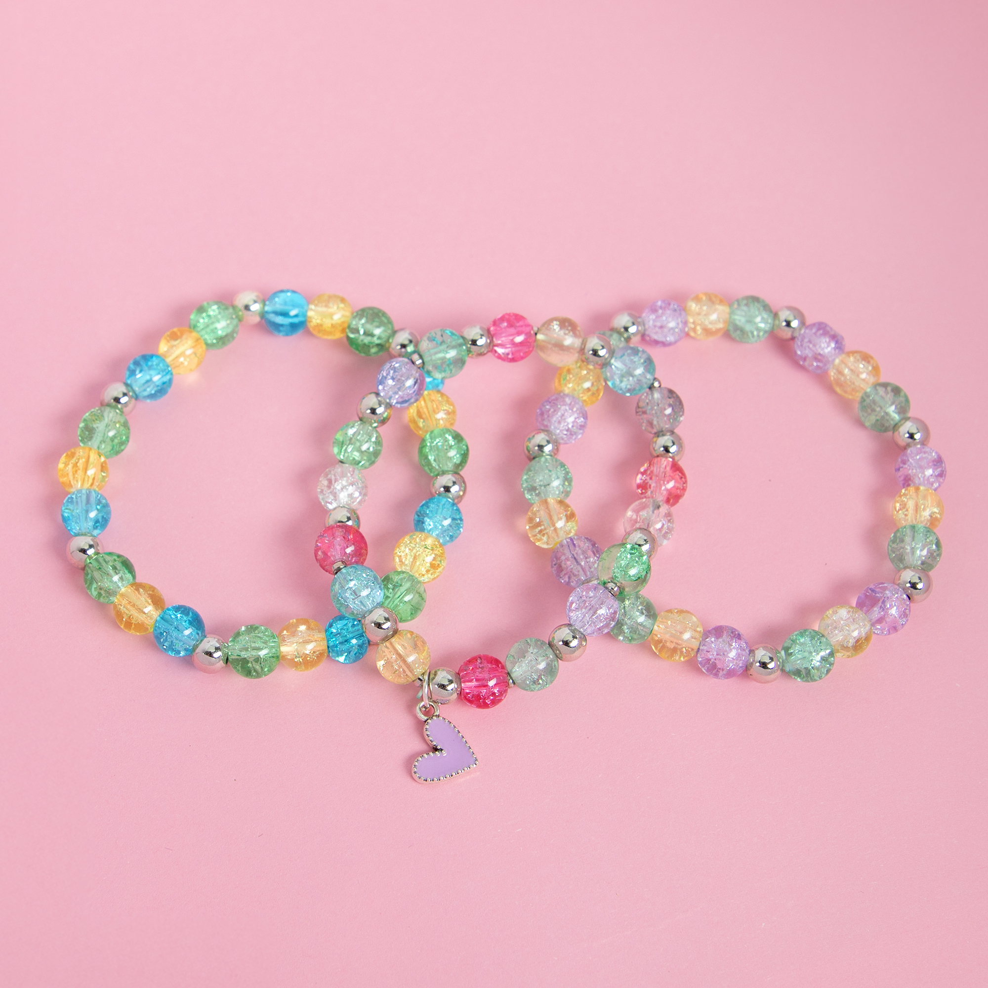 Cousin DIY Crackle Bead and Charm Jewelry Kit for Creative Craft Projects