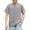 Grey, variant on uikmnh Tops for Boys Summer Casual Crewneck Short Sleeve T-Shirts Fashion Basic Tees for Kids and Youth Comfortable Daily Wear Size:9-10 Years